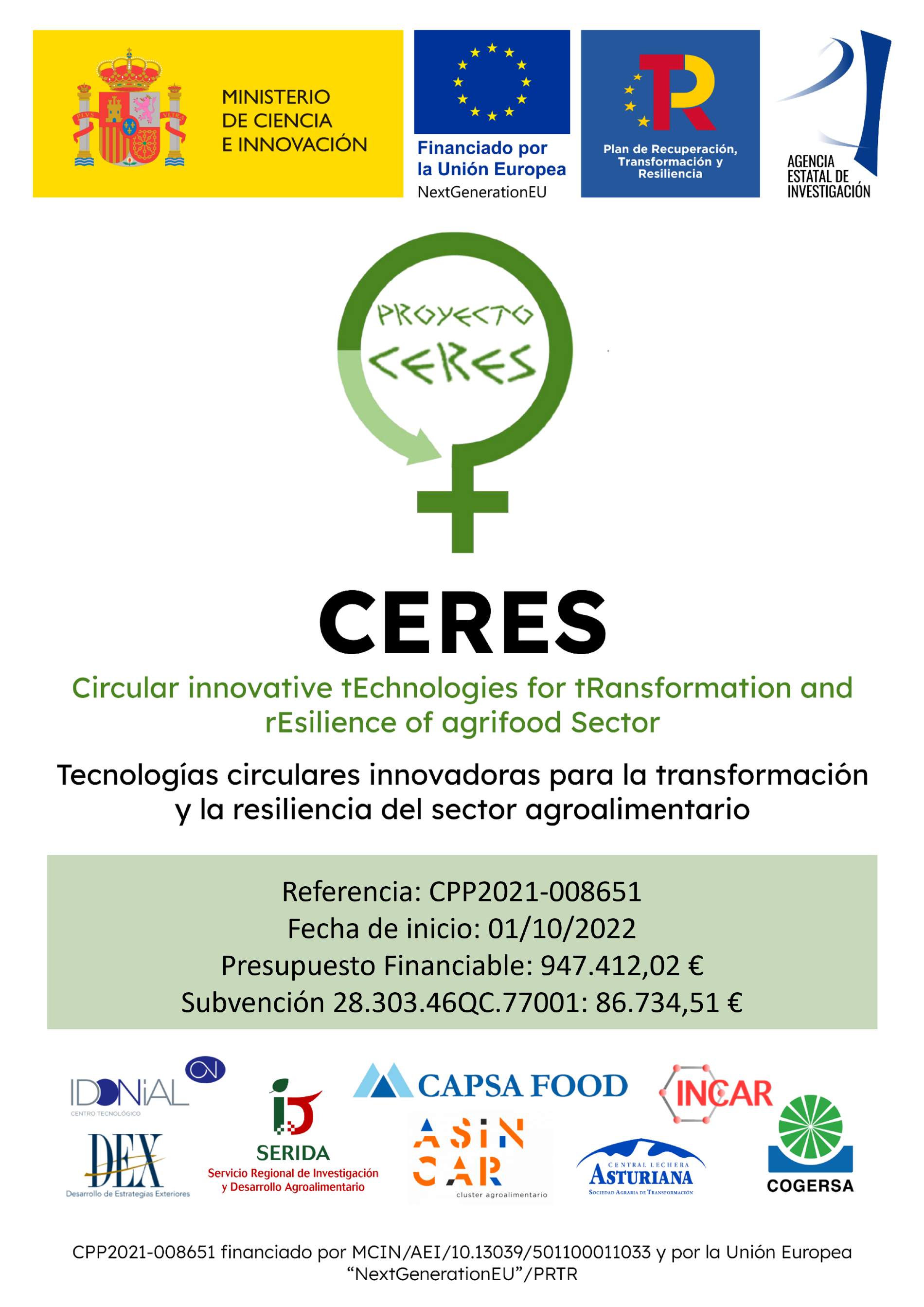 Cartel CERES